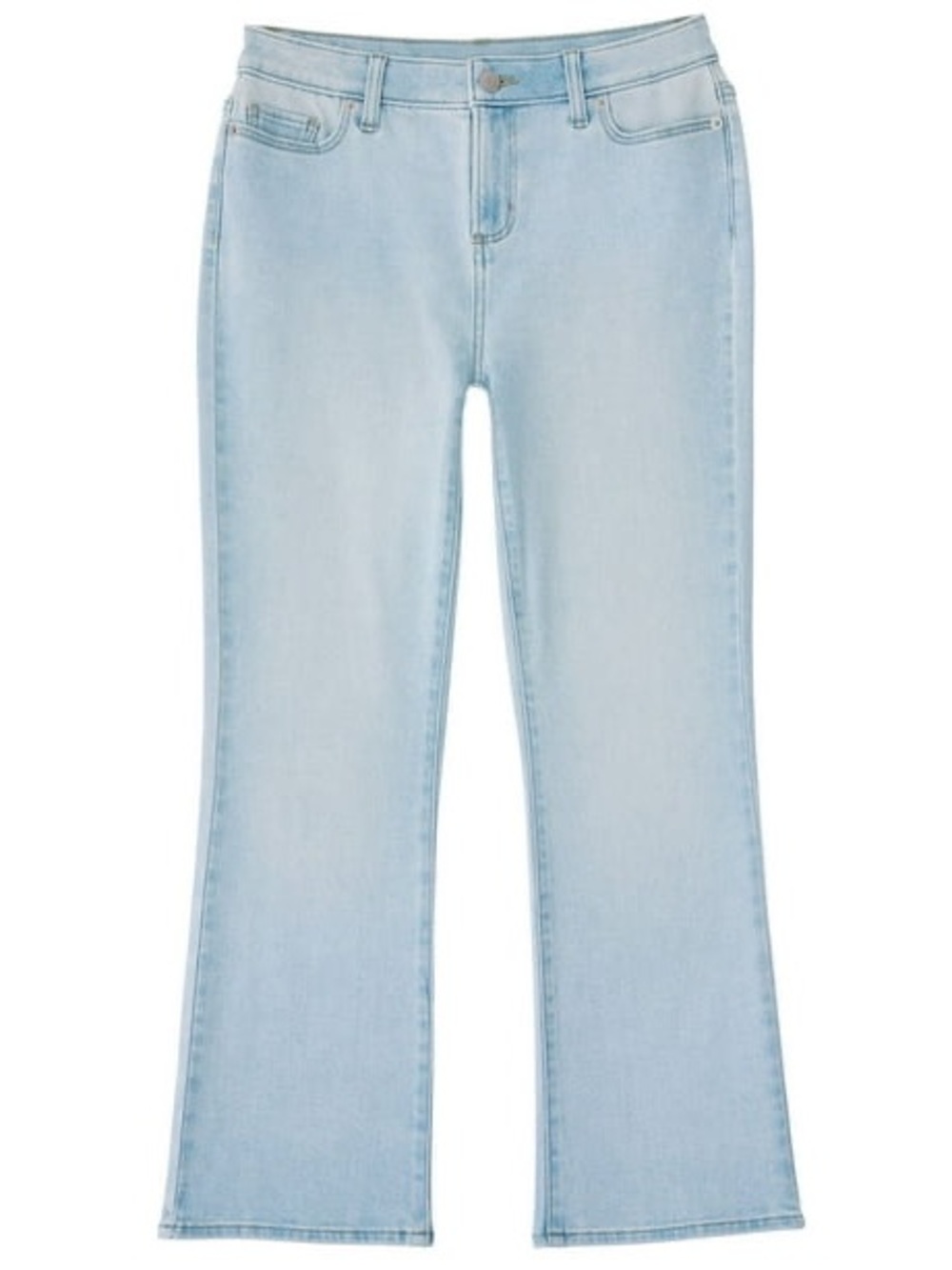 NWT Member’s Mark Crop Flare Jeans Light Wash Multiple Sizes
